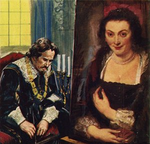 Rubens med et portrett av sin døde kone, Isabella